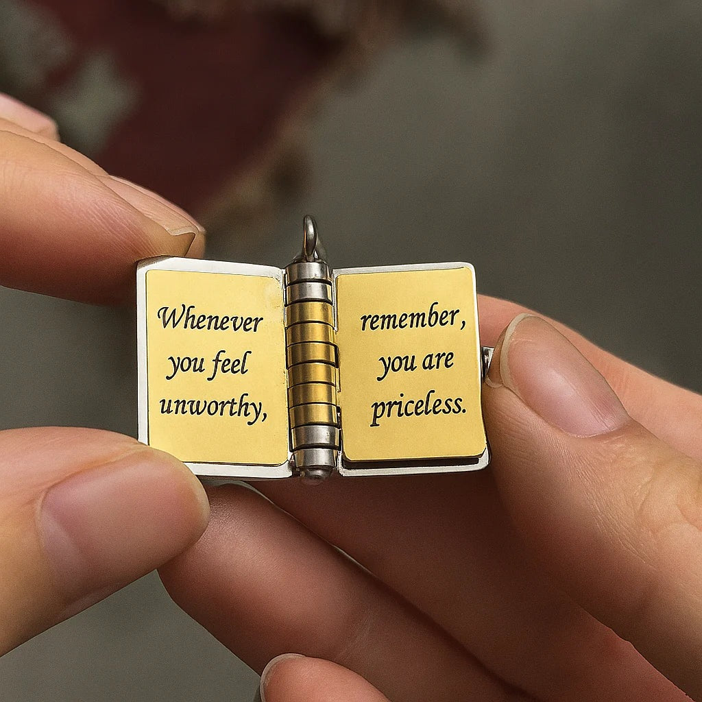 Öppen Hjärtbok: Whenever you feel unworthy, remember, you are priceless